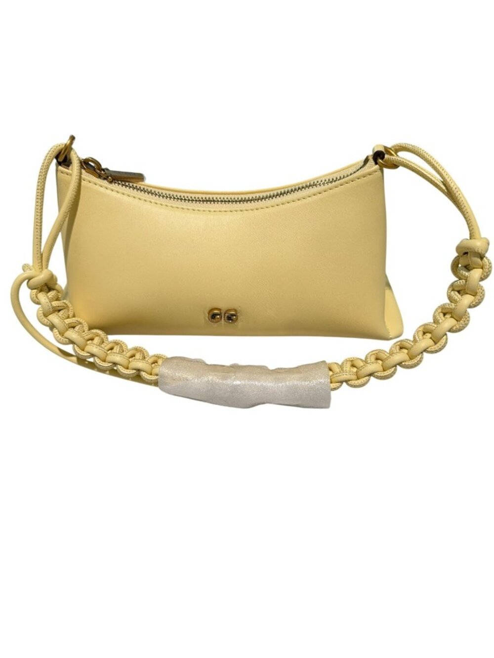 CULT GAIA $498 OSA Shoulder Bag Leather Buttercream Yellow NEW - Picture 7 of 8